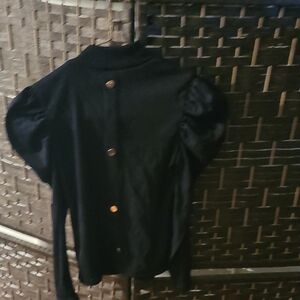 Black Button-Up Jacket